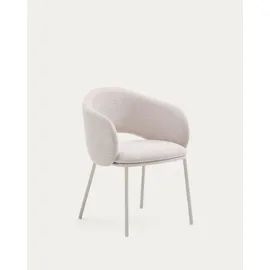 Kave Home 2er Set Kave Home Stuhl Maina Stoff Beige