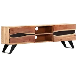 vidaXL TV-Schrank 140 x 30 x 45 cm Massivholz Akazie