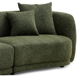 Livora Sofa 2-Sitzer 268x91x80 grün meliert LUCA