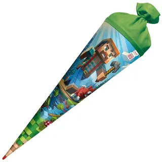 ROTH Schultüte Roth Block Game 70 cm, rund, Filzverschluss