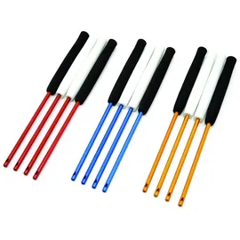 Mister Babache - Alu-Flex-Stäbe für Diabolo, Schwarz/Gold