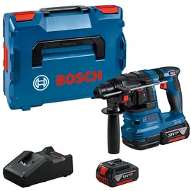 Bosch Professional GBH 18V-22 Akku-Bohrhammer mit SDS plus L-BOXX, + Absaugeinheit (0611924004)