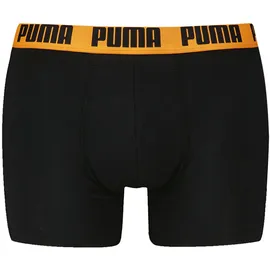 Puma Boxershorts Basic 6er Pack Schwarz/Blau/Rot/Orange L