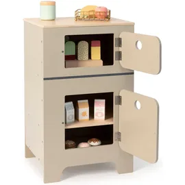 Musterkind MUSTERKIND® Kinder-Kühlschrank Mix & Match, warmgrau/natur, grau