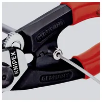 Knipex 95 61 190 Drahtseilschere Geeignet für (Abisoliertechnik) Alu-
