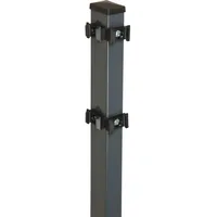 Floraworld Zaunpfosten 6 x 120 cm Grau/Stahl