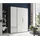 Stella Trading Drehtürenschrank Lyss 155 x 194 x 58 cm Weiß/Graphit