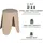 Wenko Badhocker Comiso beige matt, belastbar bis 180 kg