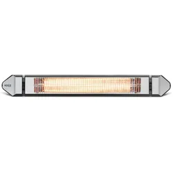 VASNER Teras 25 Basix Heizstrahler 1 Stufe 2500 Watt Schwarz für Gastro & Privat, IP65 Strahlwasserschutz