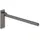 Hewi System 900 Mono-Stützklappgriff 900.50.21560SC dunkelgrau, 600mm, pulverbeschichtet