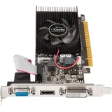 docooler GT610 Grafikkarte, 2 GB/DDR3/64 Bit Speicher, Grafikkarte, Computer-Grafikkarte mit HD+VGA-Anschlüssen für Bürounterhaltung
