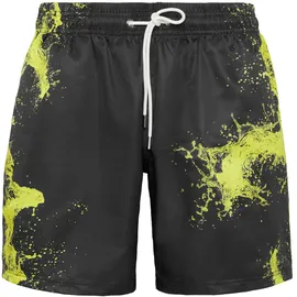 Plein Sport Sportshorts Splash hellgrün | schwarz S
