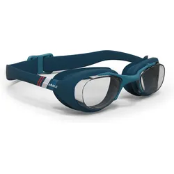 Schwimmbrille Einheitsgrösse klar - XBase blau/weiss/rot L