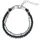 FIRETTI Fußkette FIRETTI "Schmuck Geschenk KörperSchmuck", schwarz (edelstahlfarben, schwarz, schwarz), Fußketten, Damen, Edelstahl, mit Türkis, Achat oder Dumortierit