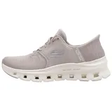 SKECHERS Glide-Step Pro Taupe Mesh / Silver Trim 37