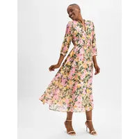 More & More Blusenkleid Maxi Bunt 42