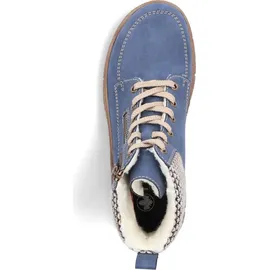 Rieker Schnürstiefel Damen Blau 42