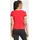 adidas 3-STREIFEN T-SHIRT SCHMAL GESCHNITTEN - Better Scarlet / White - M