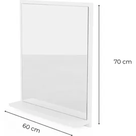 hajduk furniture Badspiegel 70 x 60 cm Weiß