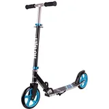 Hudora Hornet City Scooter schwarz/hellblau