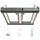 novagrove Pflanzenlampe LED Vollspektrum IR, 150W Grow Lampe für Growbox 60x60cm, Grow Light mit Dimmbar & Daisy Chain, PR15