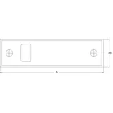 pkkt DANNERT FT-Gurtkastenabd. zum Anschrauben Gr. 8, 73 Kunststoff, weiß