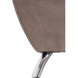 Jockenhöfer GRUPPE San Francisco L-Form, 358x91x119 cm", Luxus-Microfaser braun/schlamm