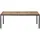 Cinas Gardenson Gartentisch MOOD Classic, Anthrazit, Teak, Holz, Metall, Teakholz, vollmassiv, rechteckig, Rundrohr, 100x74x208 cm, rostfrei, Gartenmöbel, Gartentische,