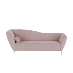 Recamiere  Vittoria ¦ rosa/pink ¦ Maße (cm): B: 222 H: 85 T: 97.0