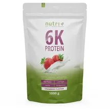 Nutri + Vegan 6K Protein Erdbeere Pulver 1000 g