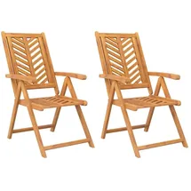 vidaXL Gartenstühle 57 x 72 x 84 cm akazie 2 St. 362231