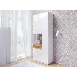 OTTO home Vitrine SILKE 80 x 40 x 207 cm Weiß