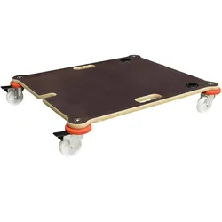WAGNER Stapelwagen Stühle PROTECTION CHAIR - 70 x 60 x 12,5 cm, Kantenschutz, Rollen 75 mm, Tragkraft 200 kg - 20137601