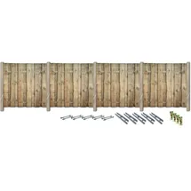 Konifera Sichtschutzelement 180 x 765 cm grün Massivholz
