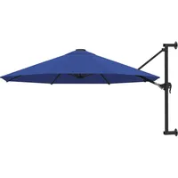 furnicato Wandschirm Ø 300 cm Blau