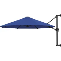 furnicato Wandschirm Ø 300 cm Blau