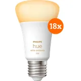 Philips Hue White Ambiance E27 1100 lm 18er-Pack