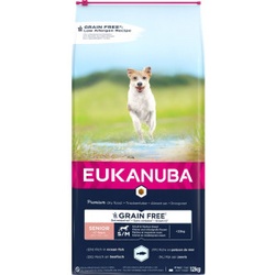 Eukanuba Senior Small & Medium mit Meeresfisch getreidefreies Hundefutter 12 kg