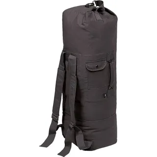 Mil-Tec Unisex – Erwachsene Seesack-13853102 Seesack mit Doppelgurt PES schwarz