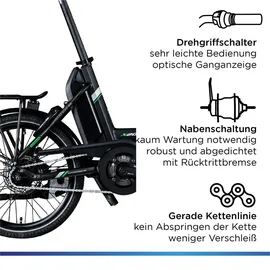 Zündapp X20 20 Zoll RH 45 cm schwarz/grün