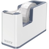 Leitz WOW Duo Colour Klebeband-Abroller weiß/grau, 19mm/33m (53641001)