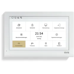 GVS - 1-Familienhaus IP Video Türsprechanlage AVS5404A - Mit 4x10 Zoll Monitor, App, HD-Kamera & Türöffner Funktion