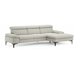 CASEDO Ecksofa Palma Stoff Naturel