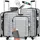 Kesser Koffer-Set 3-tlg. silber/abs