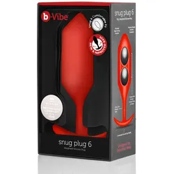 Plug Anal B-Vibe 6 Rot