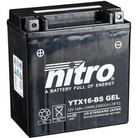 Batterie 12V 14AH YTX16-BS Gel Nitro LT-A X P King Quad AXi AR41P 09