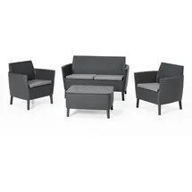 KETER Salemo Lounge-Set graphit inkl. Kissen