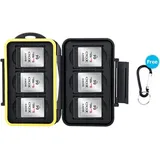 luxuskollektion 6-Slot wasserdicht Schutzhülle für XQD CFexpress B