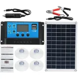 Kingso - Solarpanel 100W 420x280x30mm mit 60A Controller Hasaki