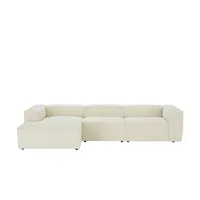Ecksofa  Relana , weiß , Maße (cm): B: 330 H: 69 T: 158.0